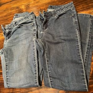 2 pairs of PrAna women’s jeans size 4/27 short